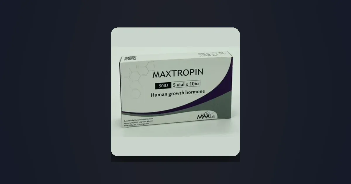 MAXTROPIN 50 IU – HGH (Соматотропин) – Хормон на растежа