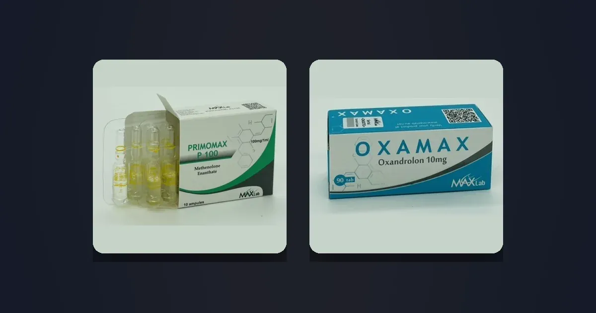 PRIMOMAX P 100 и OXAMAX (Оксамакс) – Примоболан (Метенолон) – сушени курсове и сухо натрупване